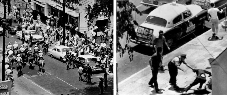 attack on the Freedom Riders at the Montgomery Greyhound Bus Station