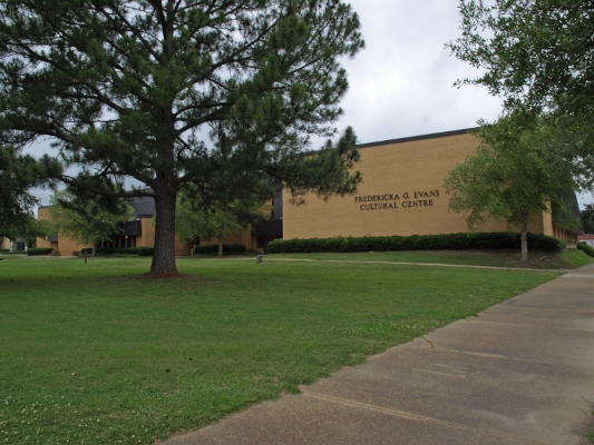 Fredericka G. Evans Cultural Center on the campus of Bishop State Community College