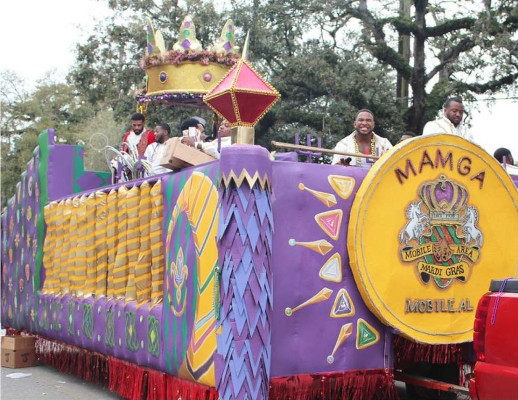 Mobile Mardi Gras float