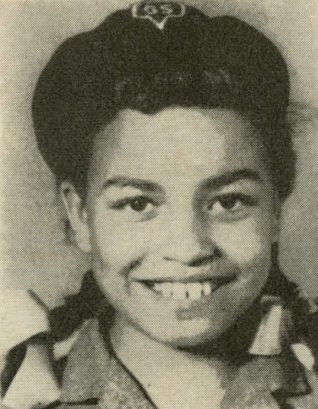 Angela Davis as a 10-year-old Girl Scout in Birmingham, Alabama