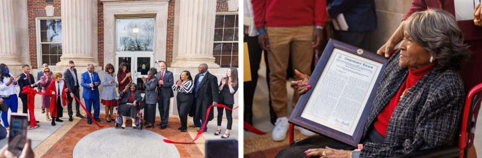 Autherine Lucy Hall dedication ceremony at The University of Alabama