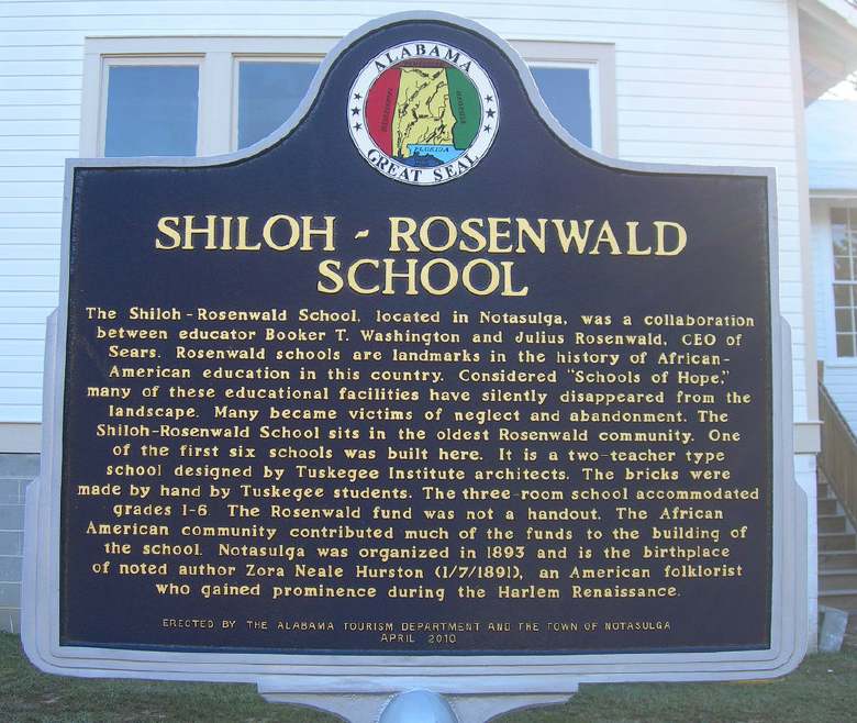 Shiloh-Rosenwald School marker