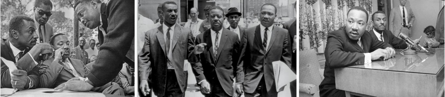 Fred Shuttlesworth with Martin Luther King Jr.