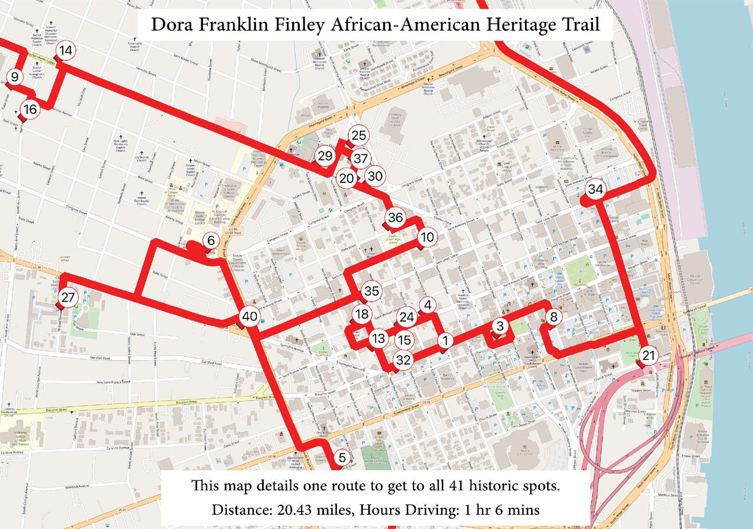 Dora Franklin Finley African American Heritage Trail