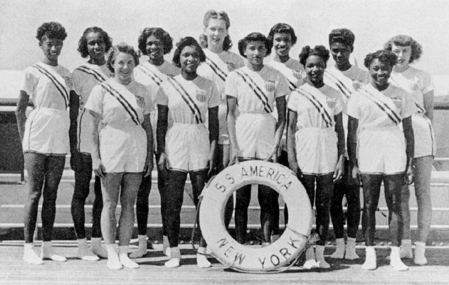 1948 U.S. Olympic Women’s Track team