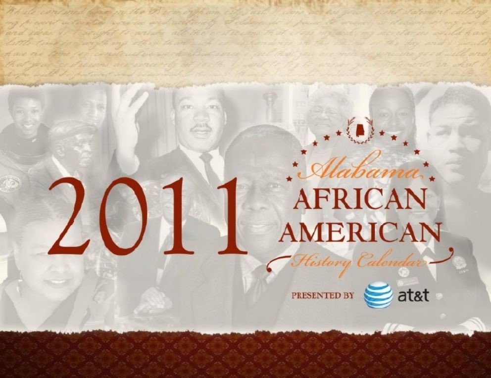 2011 Alabama African American History Calendar cover