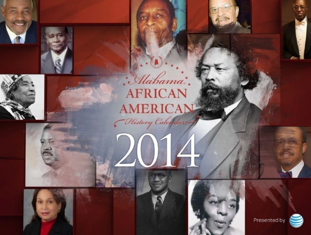 2014 Alabama African American History Calendar cover