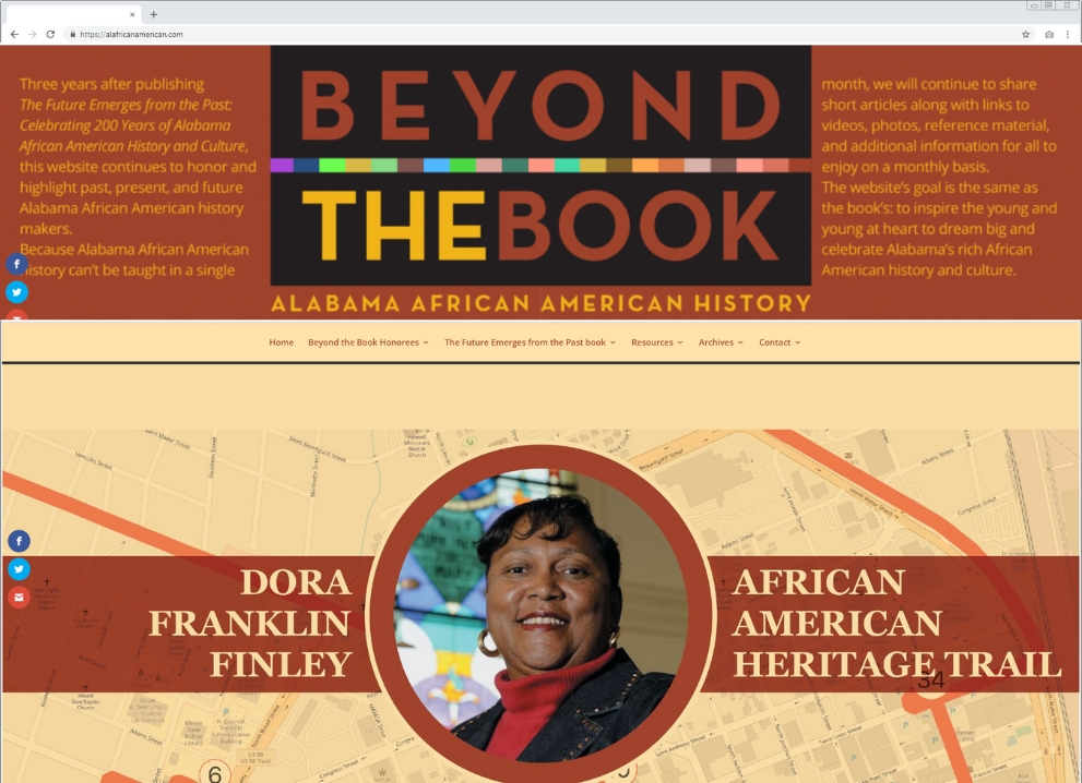 Screenshot of the Beyond the Book website homepage